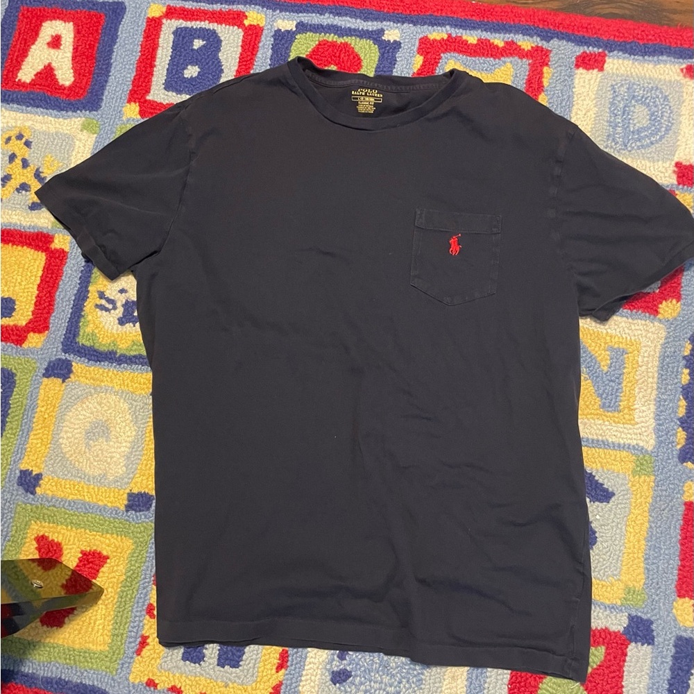 Polo by Ralph Lauren Men's Navy T-Shirt